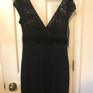 Black Banana Republic Lace Dress